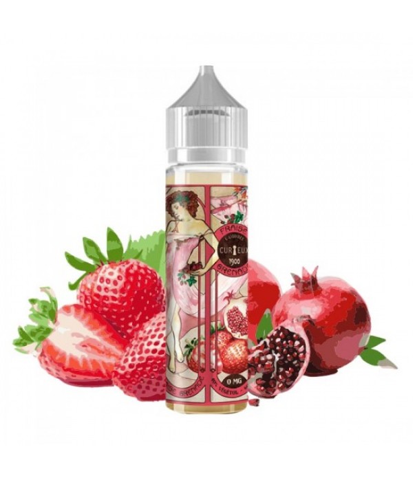 FRAISE GRENADE 0MG 50ML CURIEUX
